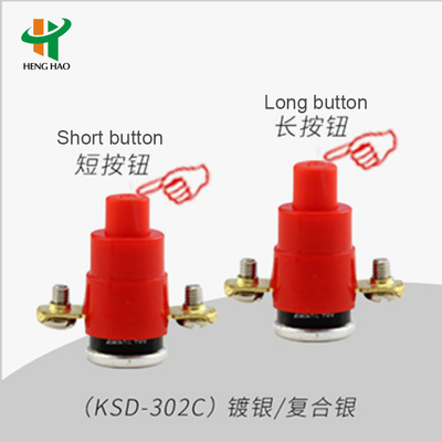 KSD302B KSD302A 250V 16A 53C Thermal Cut Off Switch For Cable Reel 63C Thermostat