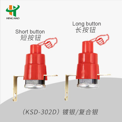 KSD302B KSD302A 250V 16A 53C Thermal Cut Off Switch For Cable Reel 63C Thermostat