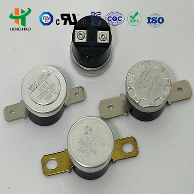 TUV Temperature Controlled Switch , KSD301 Temperature Controller Thermal Fuse