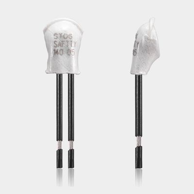 ST01 थर्मल फ्यूज SO6 तापमान नियंत्रित स्विच 50-250℃ रेंज के साथ सामान्य रूप से बंद या खुला ऑटो या मैनुअल रीसेट