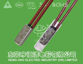 Normally Open Type Bimetal Thermal Fuse Metal Case Thermal Cutoff Switch