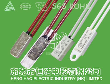 Normally Open Type Bimetal Thermal Fuse Metal Case Thermal Cutoff Switch