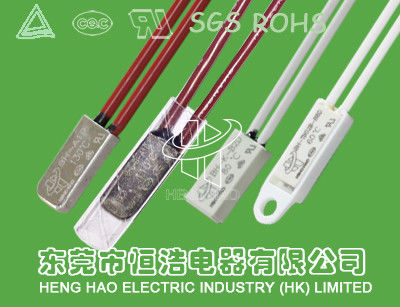 KSD9700 250V 5A रेटेड थर्मल प्रोटेक्शन स्विच BW सीरीज 40 -155℃ एक्शन प्रकार
