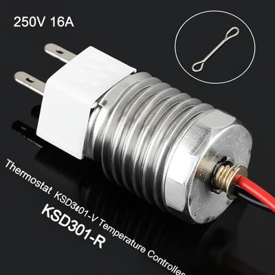 250V 16A थर्मोस्टेट KSD301 KSD301-V तापमान नियंत्रक KSD301-R तापमान नियंत्रक