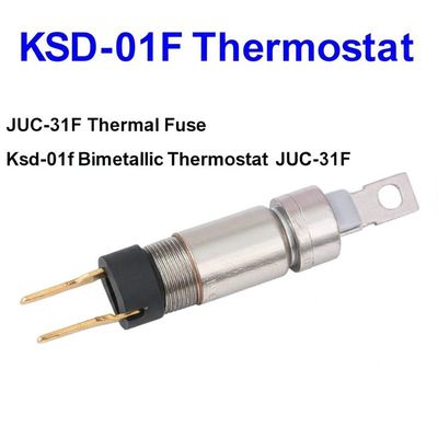 KSD-01F थर्मोस्टैट JUC-31F थर्मल फ्यूज Ksd-01f द्विधातु थर्मोस्टैट JUC-31F