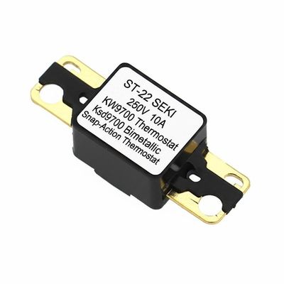 ST-22 SEKI 250V 10A KW9700 थर्मोस्टेट Ksd9700 द्विधातु थर्मोस्टेट स्नैप-एक्शन थर्मोस्टेट