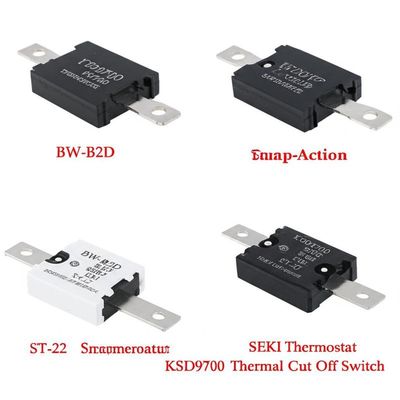 BW-B2D KW9700 स्नैप-एक्शन थर्मोस्टेट ST-22 SEKI थर्मोस्टेट KSD9700 थर्मल कट ऑफ स्विच