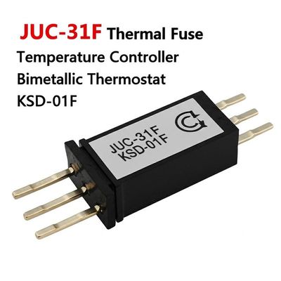 JUC-31F थर्मल फ्यूज तापमान नियंत्रक द्विधातु थर्मोस्टेट KSD-01F