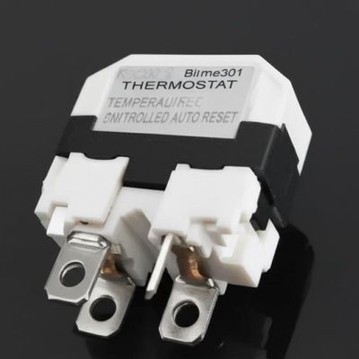 KSD301 100000 चक्रों के साथ द्विधातु थर्मोस्टैट तापमान नियंत्रित स्विच 250V 16A और 0-250°C रेंज