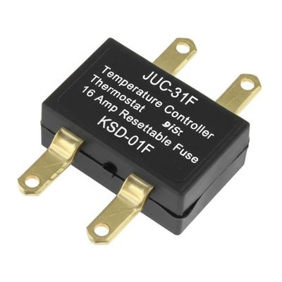 JUC-31F तापमान नियंत्रक थर्मोस्टेट 16 एम्पियर रीसेट करने योग्य फ्यूज KSD-01F